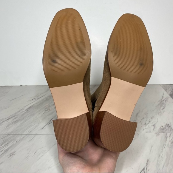 Steve Madden Rhiannon Cognac Suede Chelsea Bootie 7 1/2 M - Picture 14 of 15